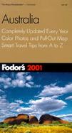 Fodor's 2001 Australia cover