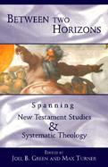Between Two Horizons Spanning New Testament Studies and Systematic Theology cover