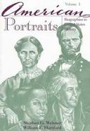 American Portraits: Biographies in United States History cover