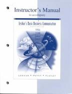 Instructor's Manual to Accompany Basic Business Communication cover