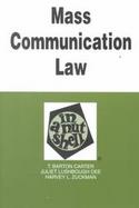 Mass Communications Law In a Nutshell cover