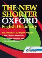 The New Shorter Oxford English Dictionary cover