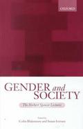 Gender and Society Essays Based on Herbert Spencer Lectures Given in the University of Oxford cover