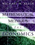 Mathematical Methods for Economics cover