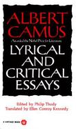 Lyrical and Critical Essays cover
