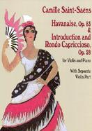 Havanaise, Op.83 & Introduction and Rondo Capriccioso, Op.28, for Violin and Piano With Separate Violin Part cover