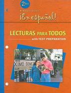2 dos En Espanol! Lecturas Para Todos with Test Preparation cover