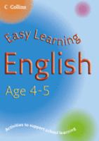 English Age 4-5 (Easy Learning) cover