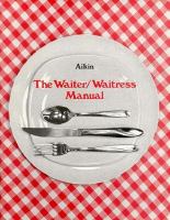 The Waiter/Waitress Manual cover