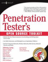 Penetration Testers Open Source Toolkit cover