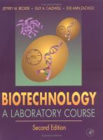 Biotechnology A Laboratory Course cover