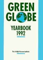 Green Globe Yearbook 1992 cover
