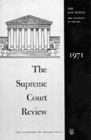 Supreme Court Review 1971 cover