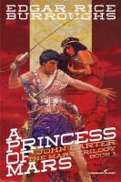 A Princess of Mars : 100th Anniversary Black and White Illustrated Edition cover