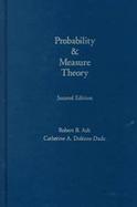 Probability and Measure Theory cover