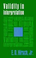 Validity in Interpretation cover