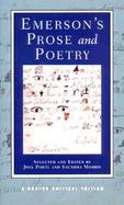 Emerson's Poetry and Prose cover