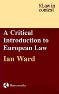 A Critical Introduction to European Law cover