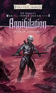 Annihilation R.A. Salvatore's War Of The Spider Queen, Book 5 cover