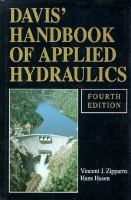 Davis's Handbook of Applied Hydraulics cover