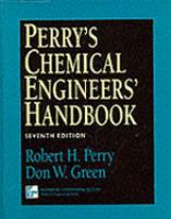 PERRY'S CHEMICAL ENGINEERS HANDBOOK cover