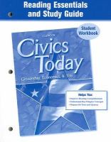 Civics Today, Reading Essentials and Study Guide, Student Edition cover