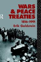 Wars and Peace Treaties cover