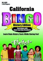 California Bingo History Edition cover