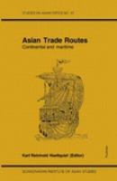 Asian Trade Routes Continental and Maritime cover