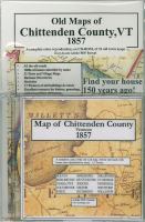 Map of Chittenden County Vermont 1857 cover