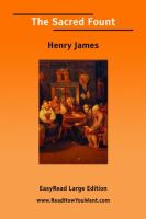 The Sacred Fount Easyread Super Large 20pt Edition cover