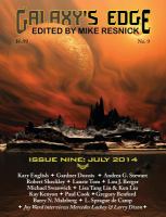 Galaxy's Edge Magazine : Issue 9, July 2014 cover