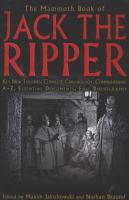 Mammoth Book of Jack the Ripper cover