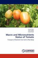 MacRo and Micronutrients Status of Tomato cover