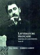 Literature Francaise cover