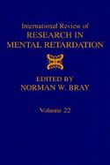 International Review of Research in Mental Retardation (volume22) cover