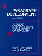 Paragraph Development A Guide for Students of English cover