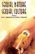 Sexual Nature, Sexual Culture cover