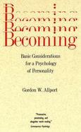 Becoming Basic Considerations for a Psychology of Personality cover
