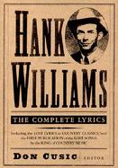 Hank Williams: The Complete Lyrics cover