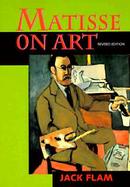 Matisse on Art cover
