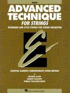 Advanced Technique for Strings Violin  Technique and Style Studies for String Orchestra cover
