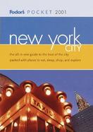 Fodor's Pocket New York City cover