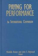 Paying for Performance An International Comparison cover