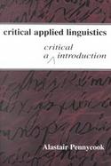 Critical Applied Linguistics A Critical Introduction cover