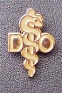 Gold Doctor of Osteopathic Medicine (D.O.) Lapel Pin cover