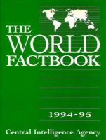 The World Factbook 1994-95 cover