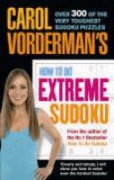 Carol Vorderman's How to Do Extreme Sudoku cover