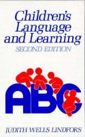 Children's Language and Learning cover