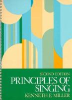 Principles of Singing A Textbook for Voice Class or Studio cover